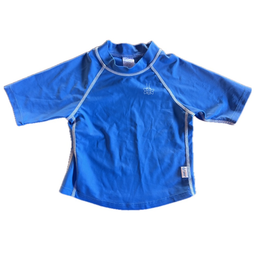 i play. Bright Blue Kids Swim Rashguard 3T